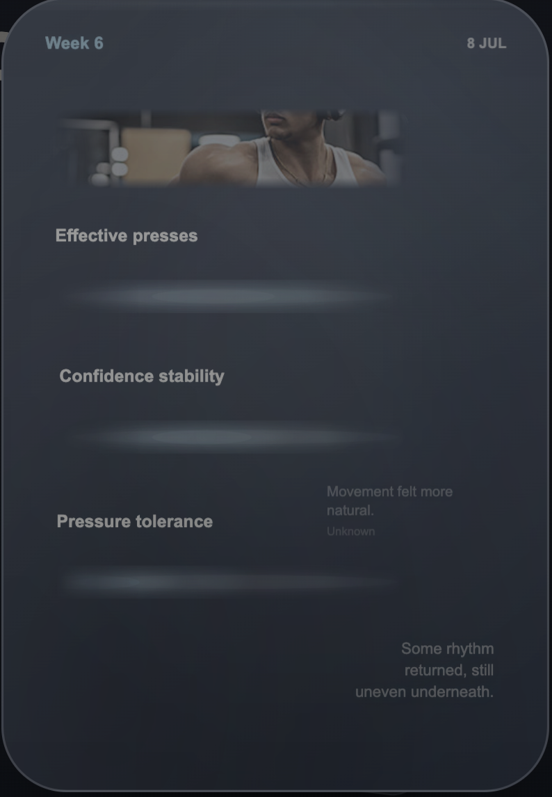Back of a Switchplay card combining signal fields, video evidence, reflection and commentary